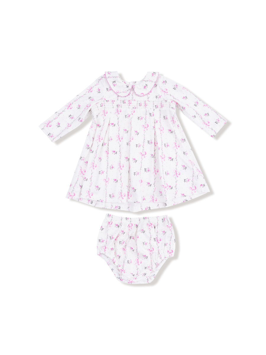 Dainty Buds + Bows Dress