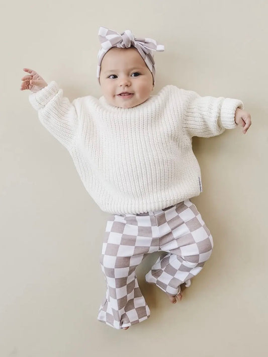 Chunky Knit Sweater - White