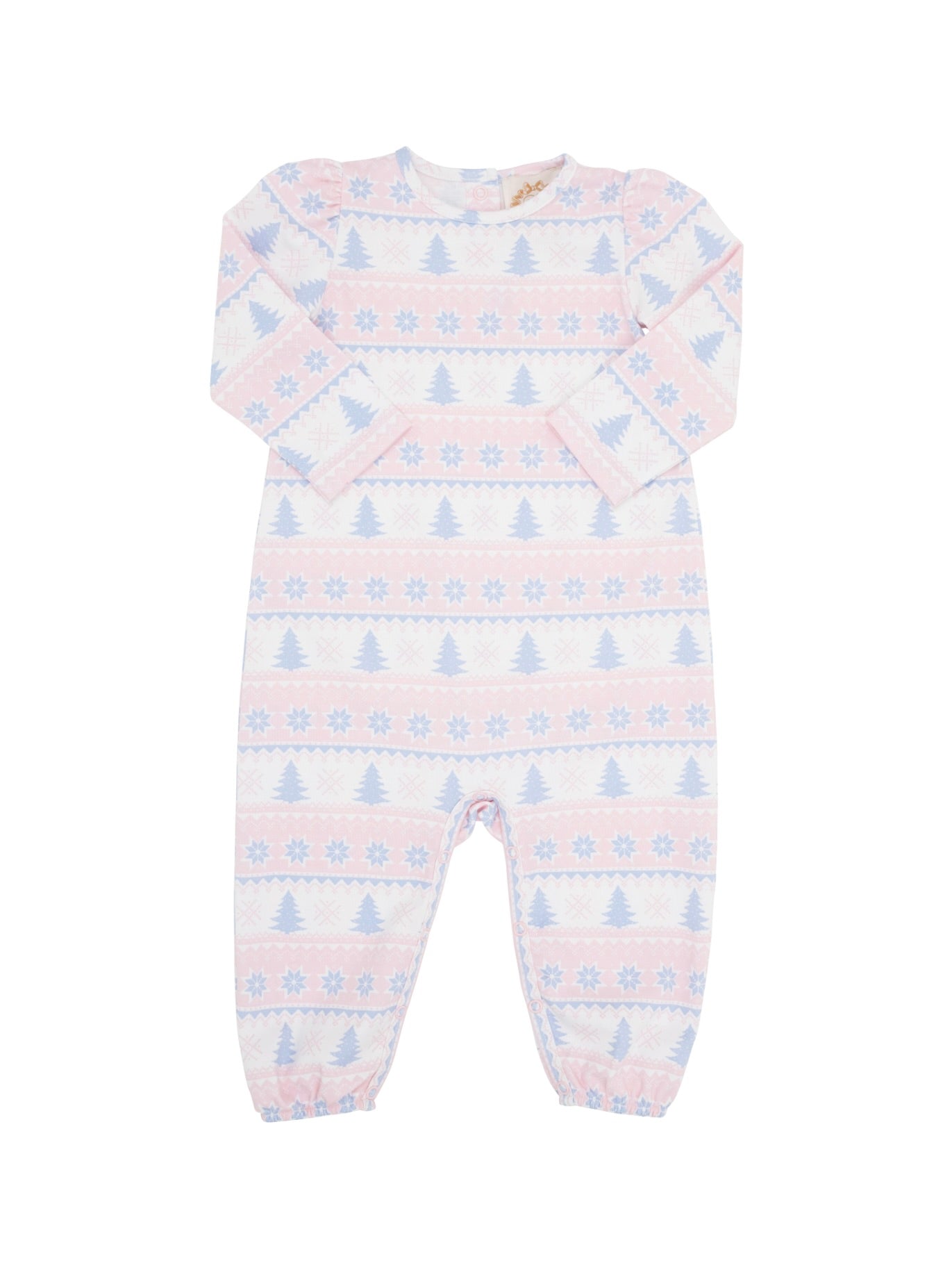 Pink Fairisle Flurries Penny`s Playsuit