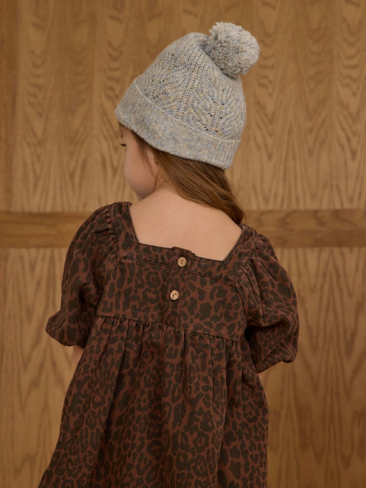 Brown Leopard Gretta Babydoll Dress