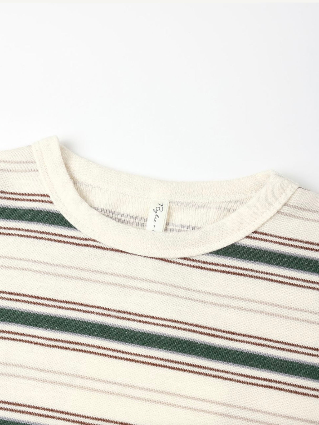 Stone Retro Stripe Relaxed Set