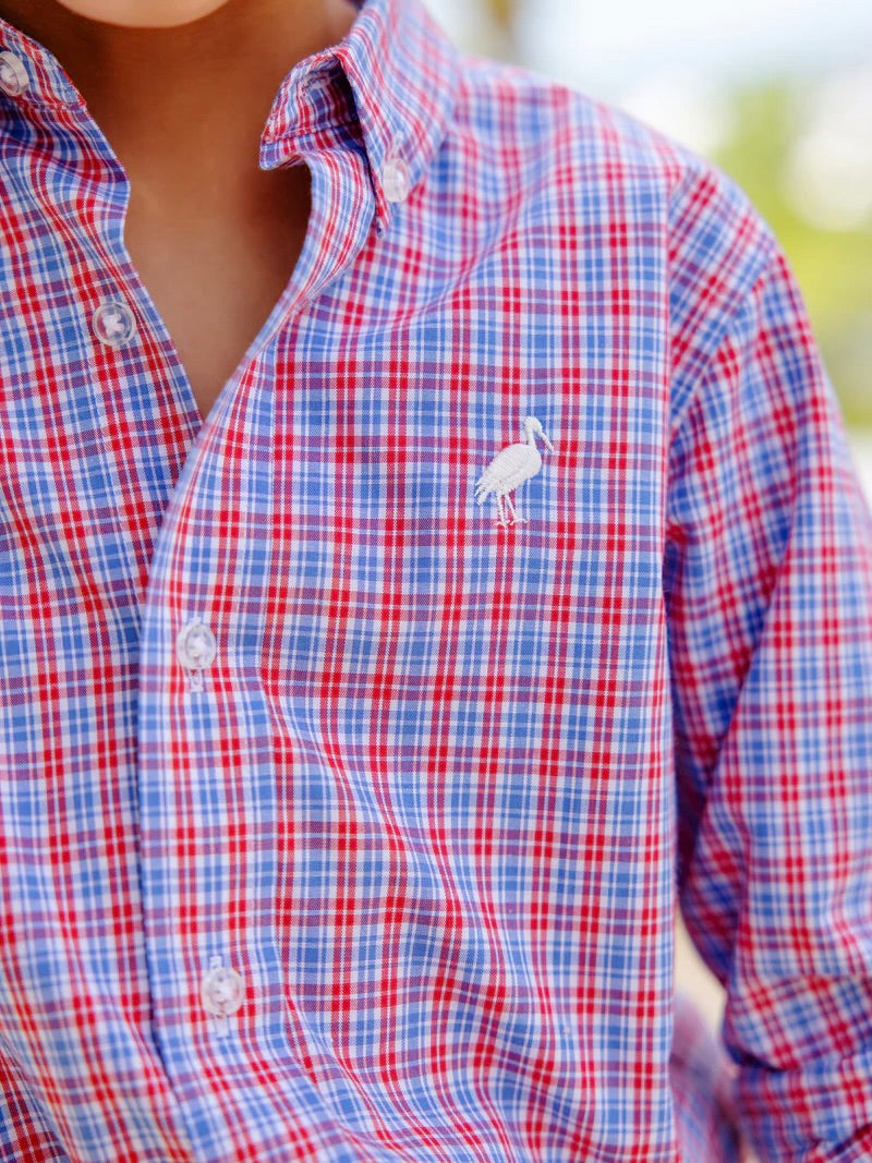 Lawn Party Plaid Dean's List Dress Shirt