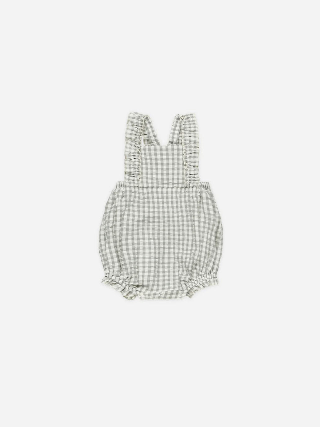 Eucalyptus Gingham Chiara Romper
