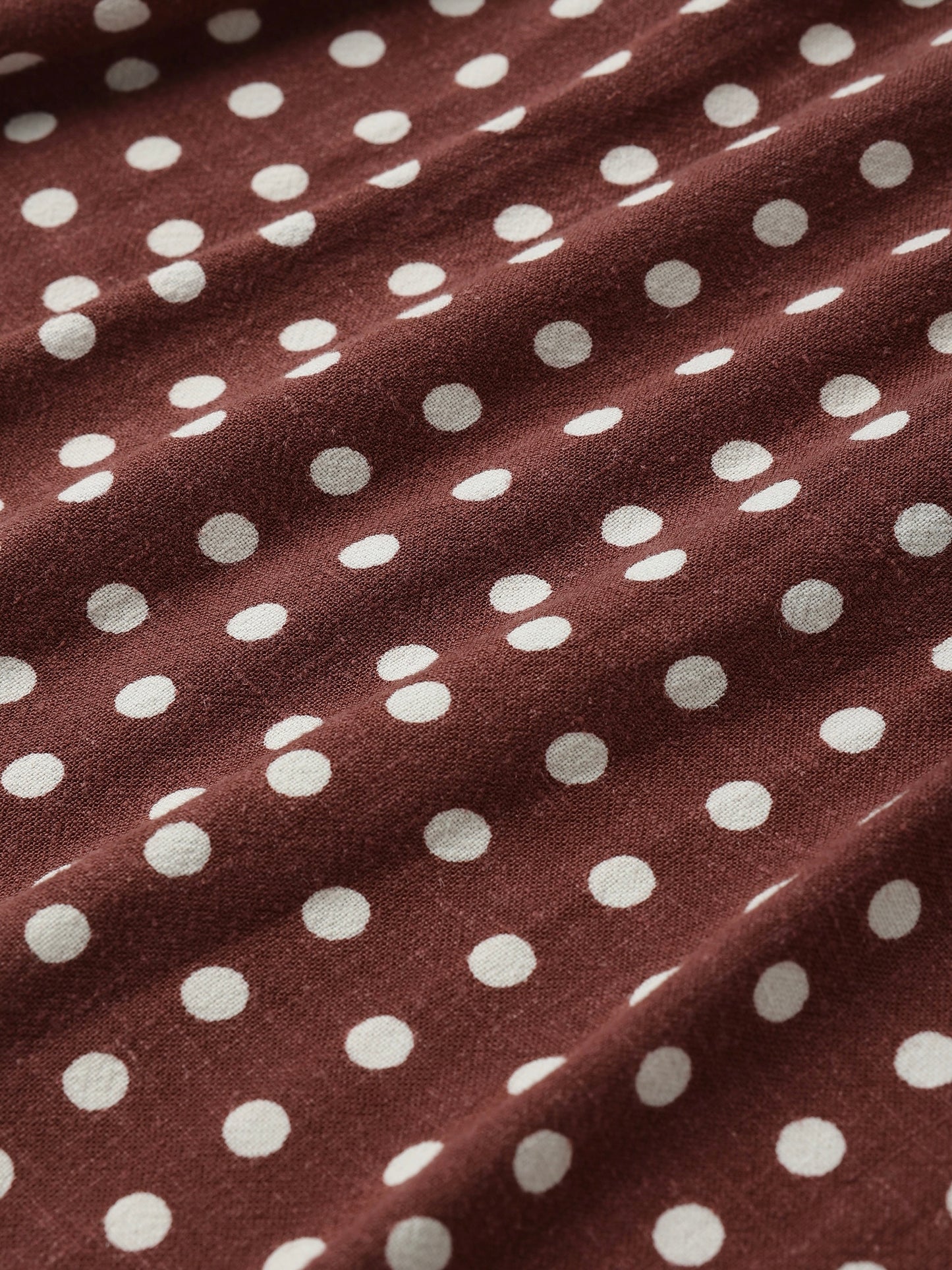 Chocolate Polka Dot Lainey Dress