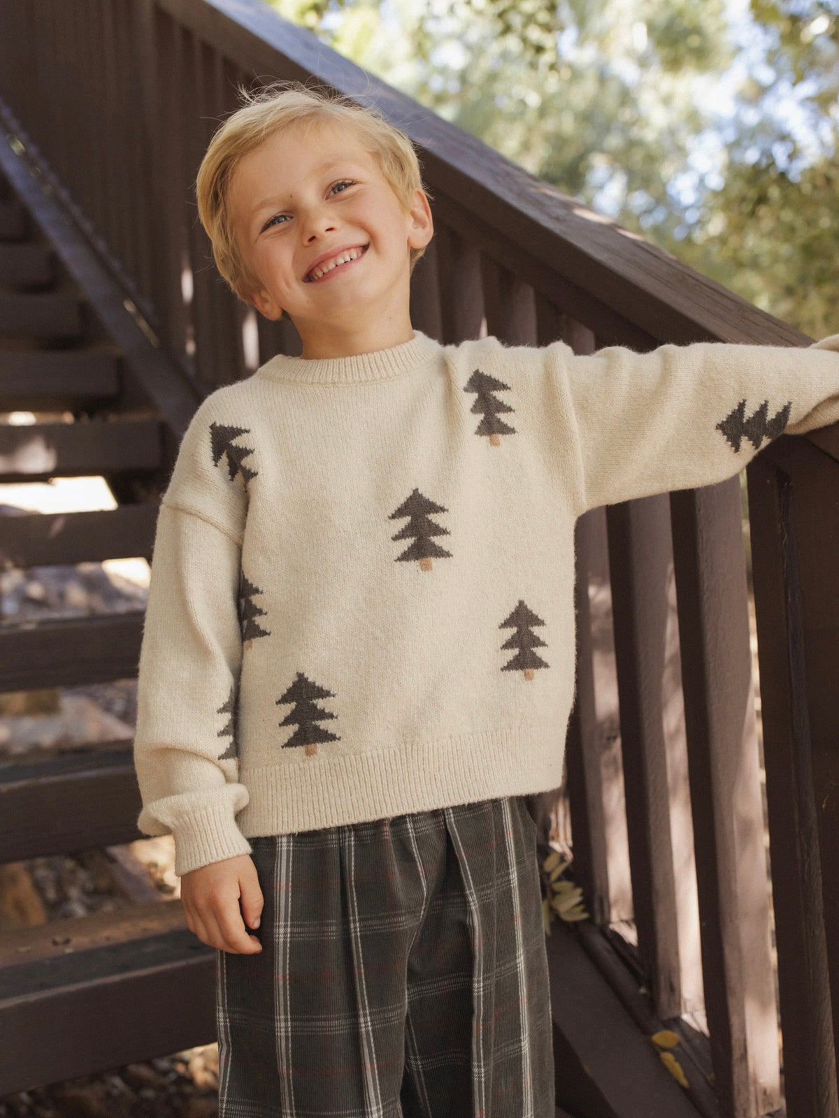 Tree Jacquard Aspen Sweater