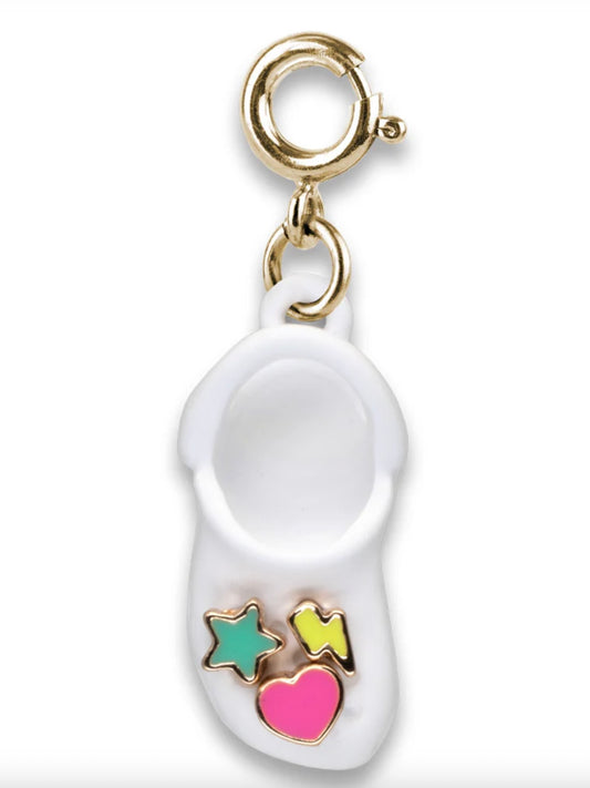 Charm It! Gold Rubber Clog Charm