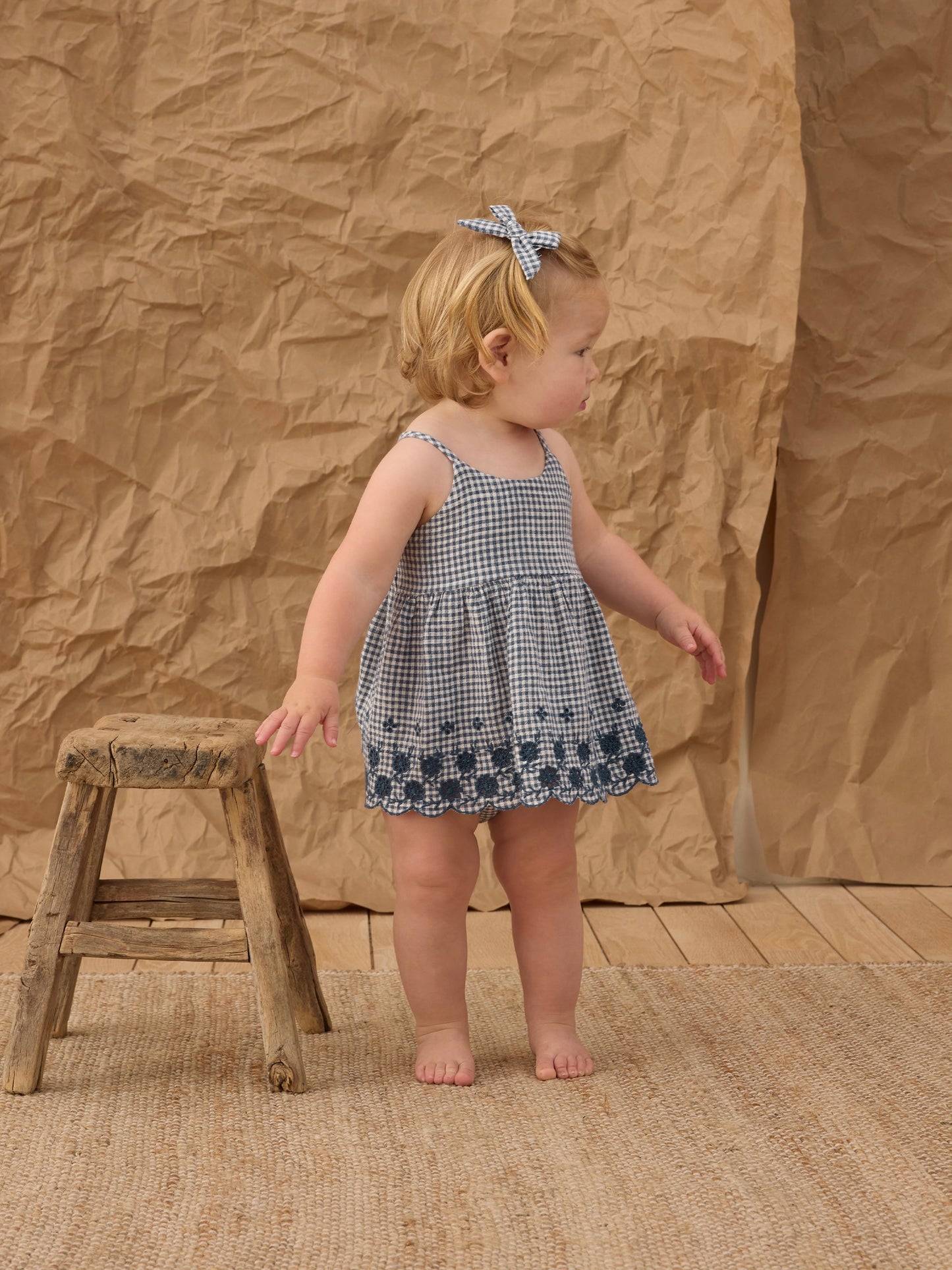 Marine Gingham Zenni Set