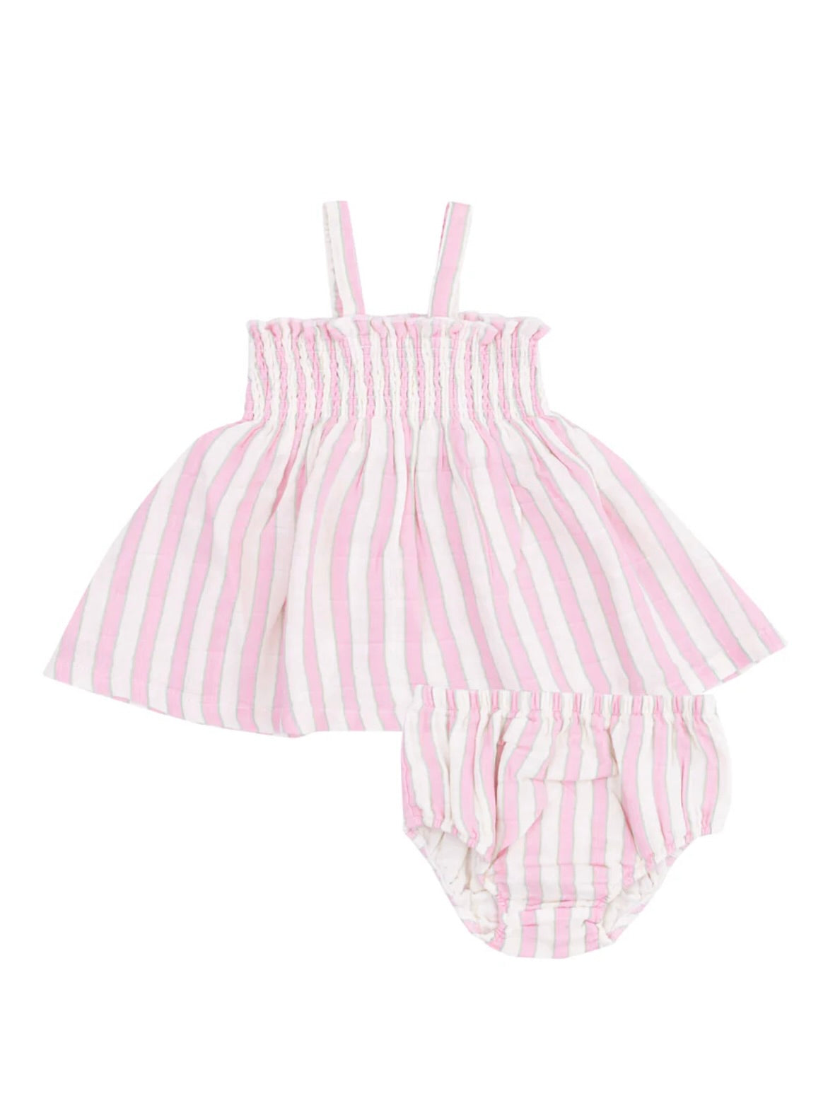 Candy Stripe Smocked Top & Bloomer