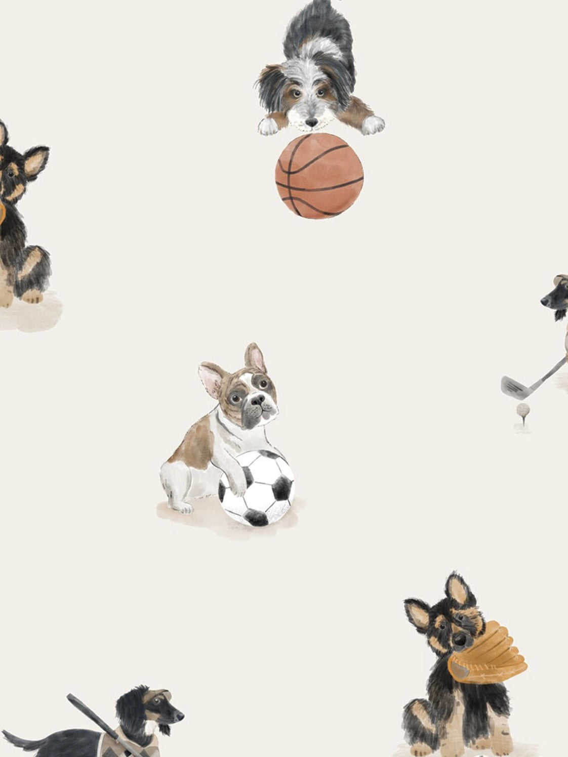 Sporty Puppies Zipper Romper