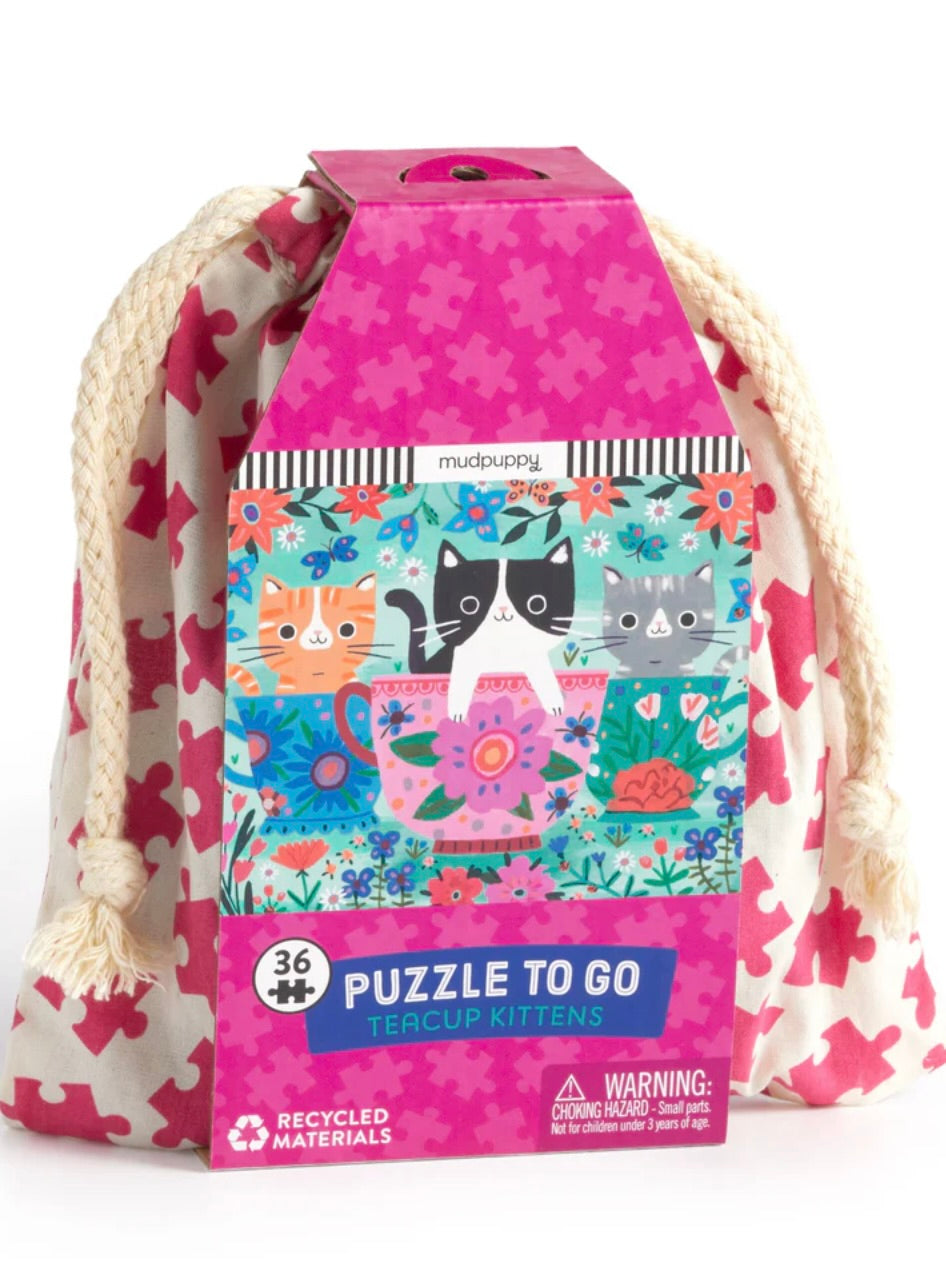 Puzzle to Go - Teacup Kittens