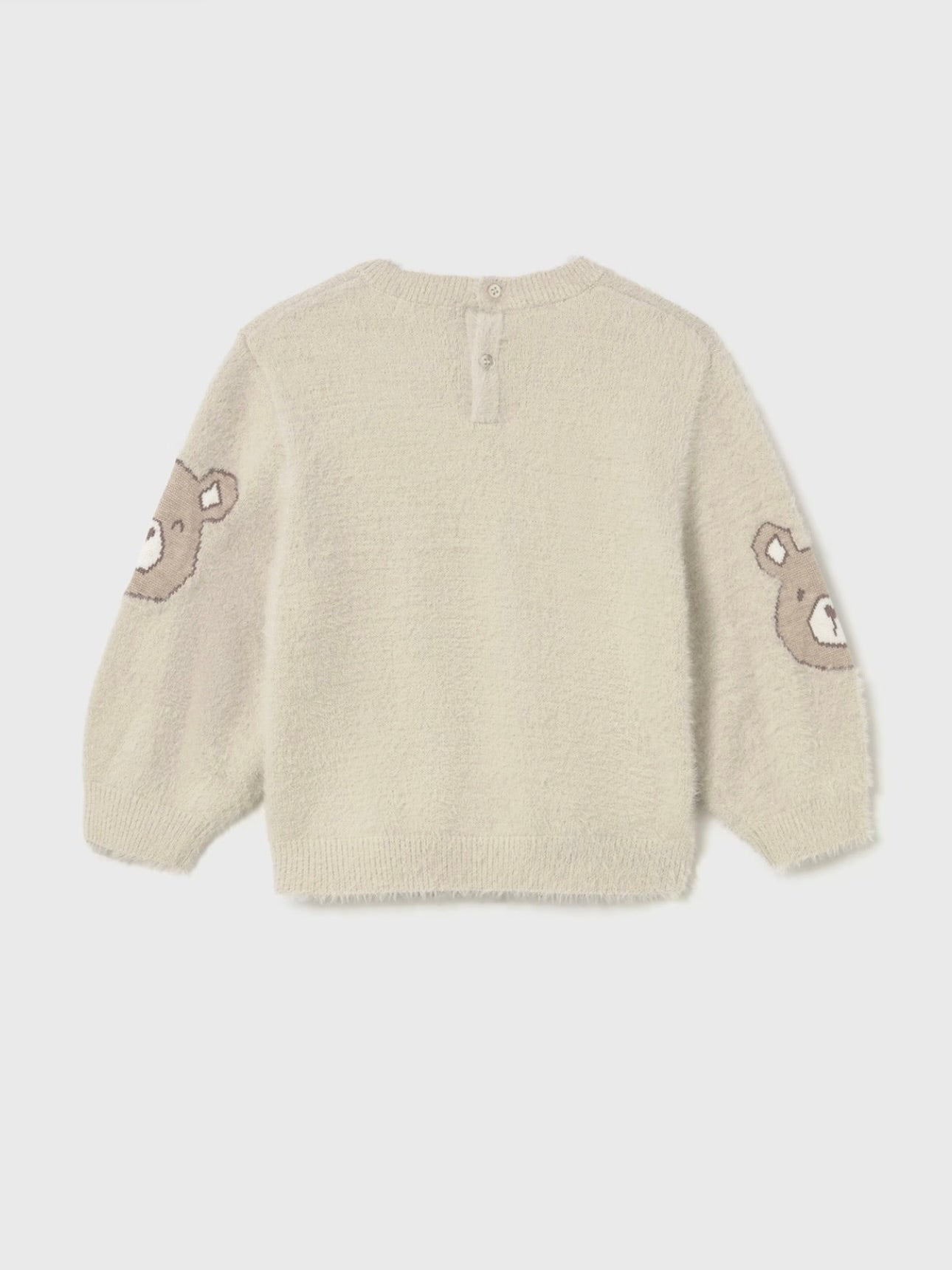 Teddy Puff Sleeve Sweater
