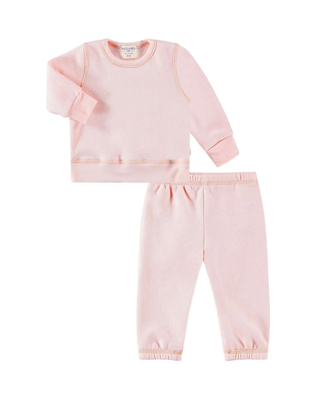 Light Pink Eco Fleece Loungewear Set