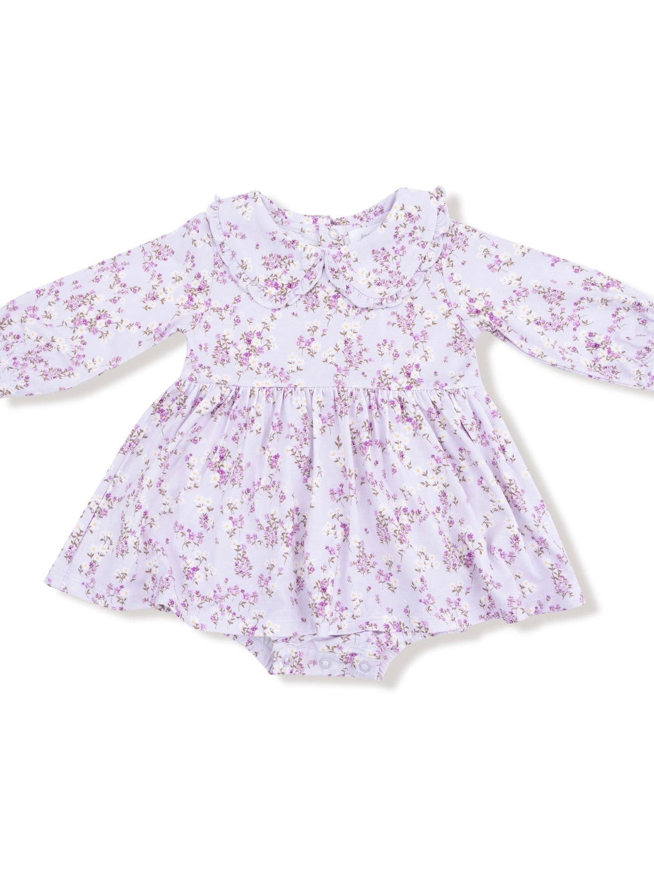 Sweet Dream Florals Peter Pan Ruffle Bubble