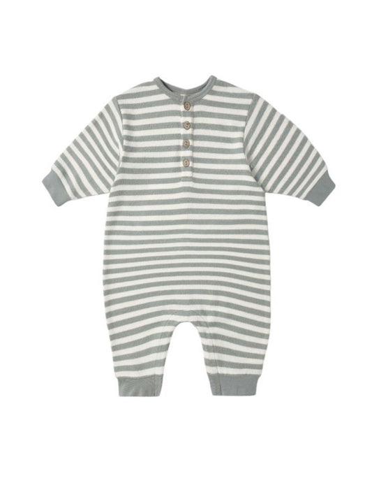 Blue Stripe Relaxed Jumpsuit