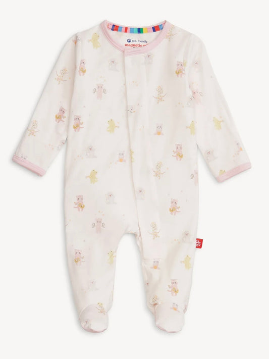 Pink Baby Beats Footie