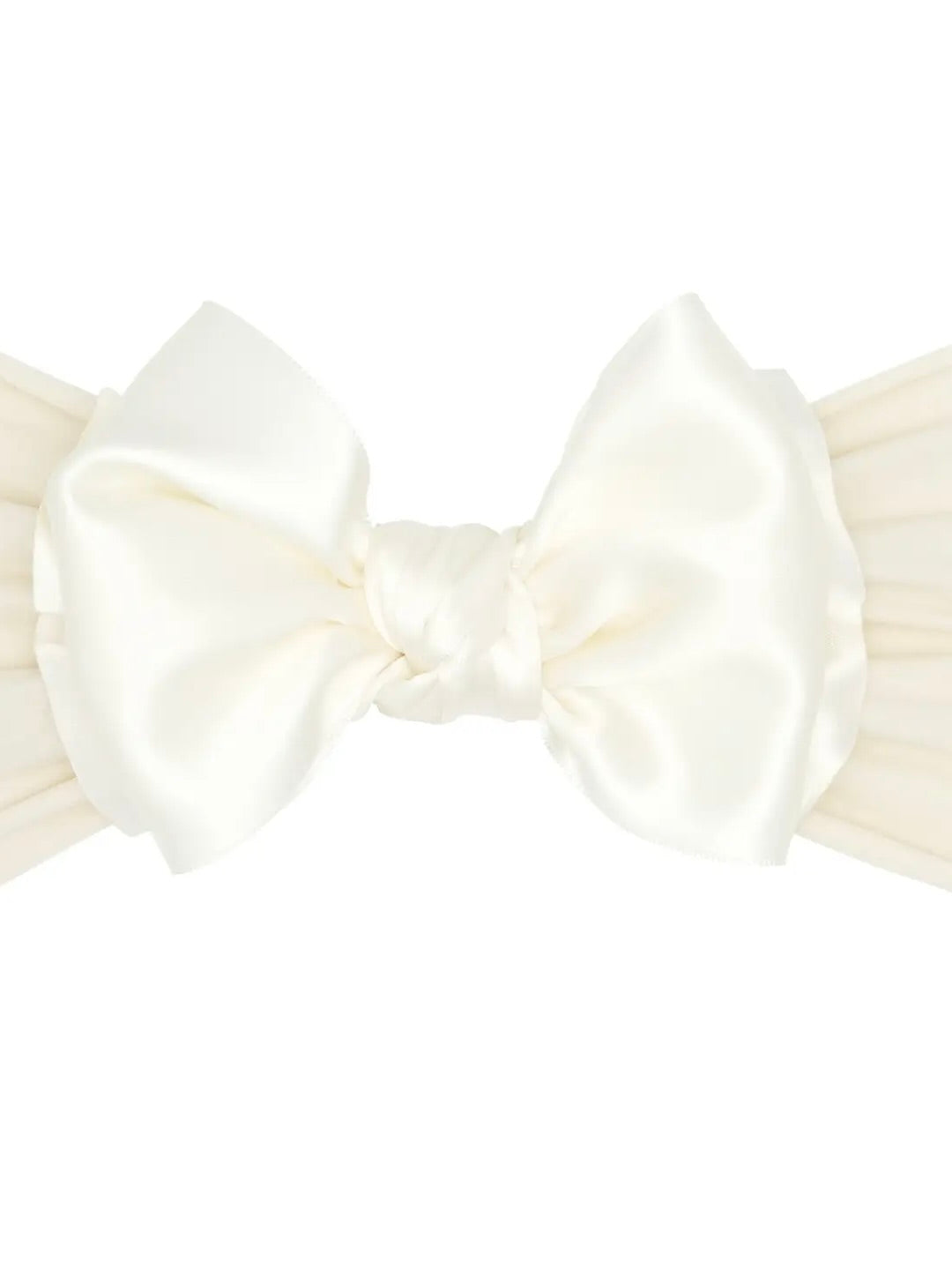 Satin Fab Bow - Oatmeal
