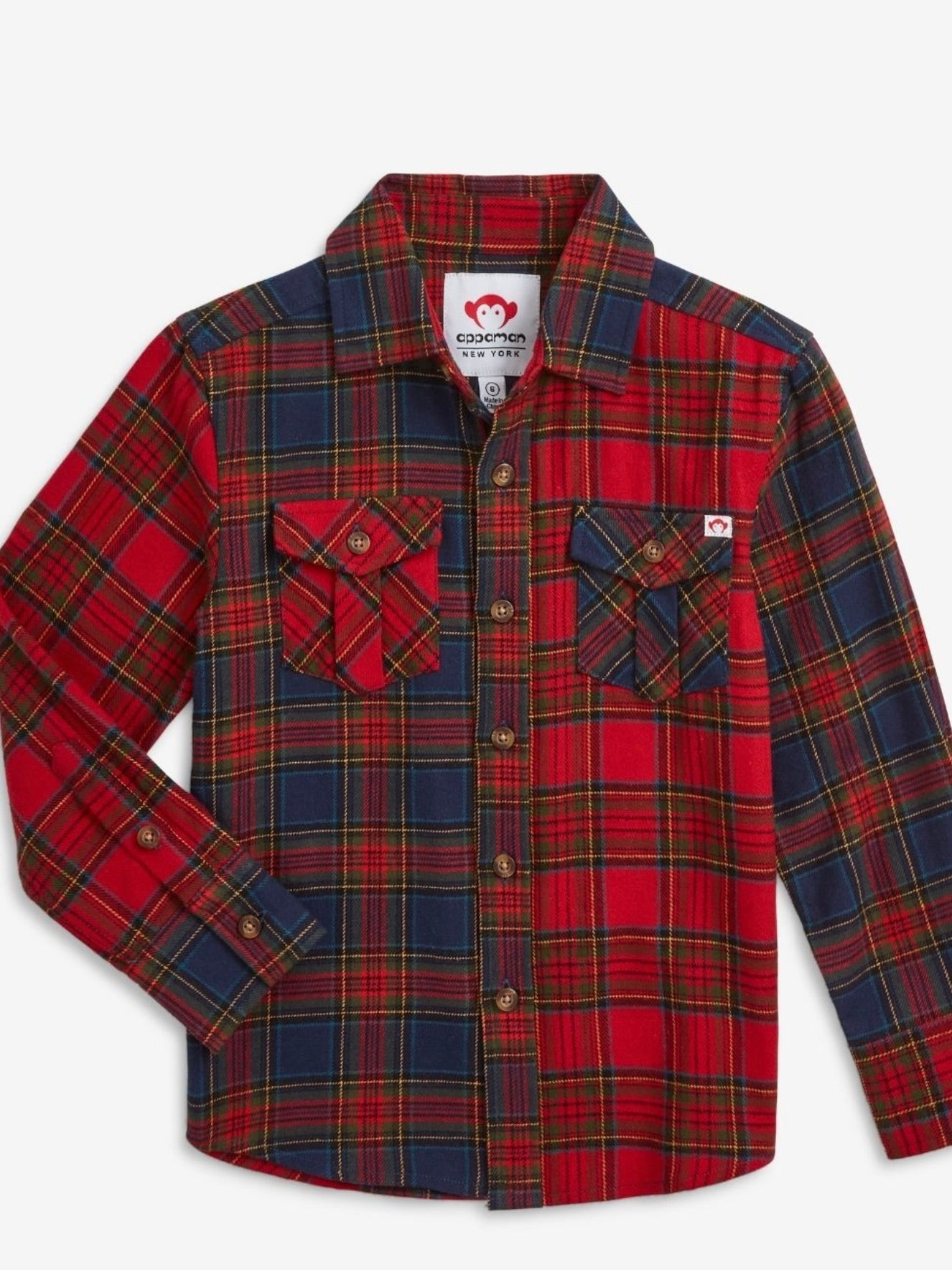 Holiday Plaid Flannel Shirt