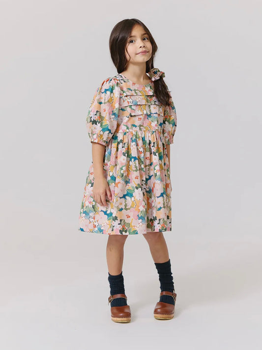 Evelyn Dress - Watercolor Floral