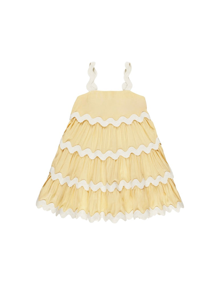 Yellow Ric Rac Dress