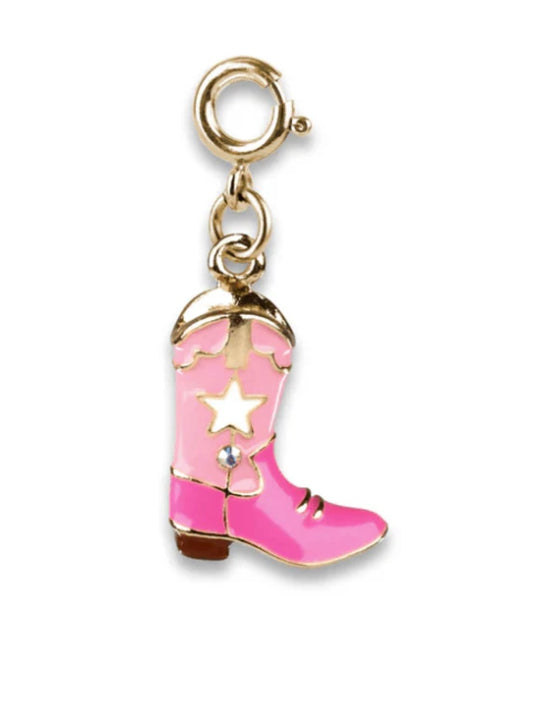Charm It! Gold Cowboy Boot