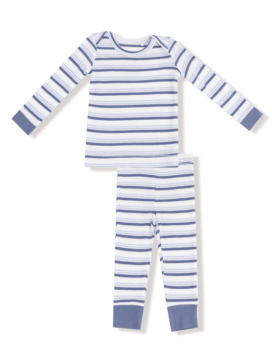 Blue Vintage Stripe Loungewear Set