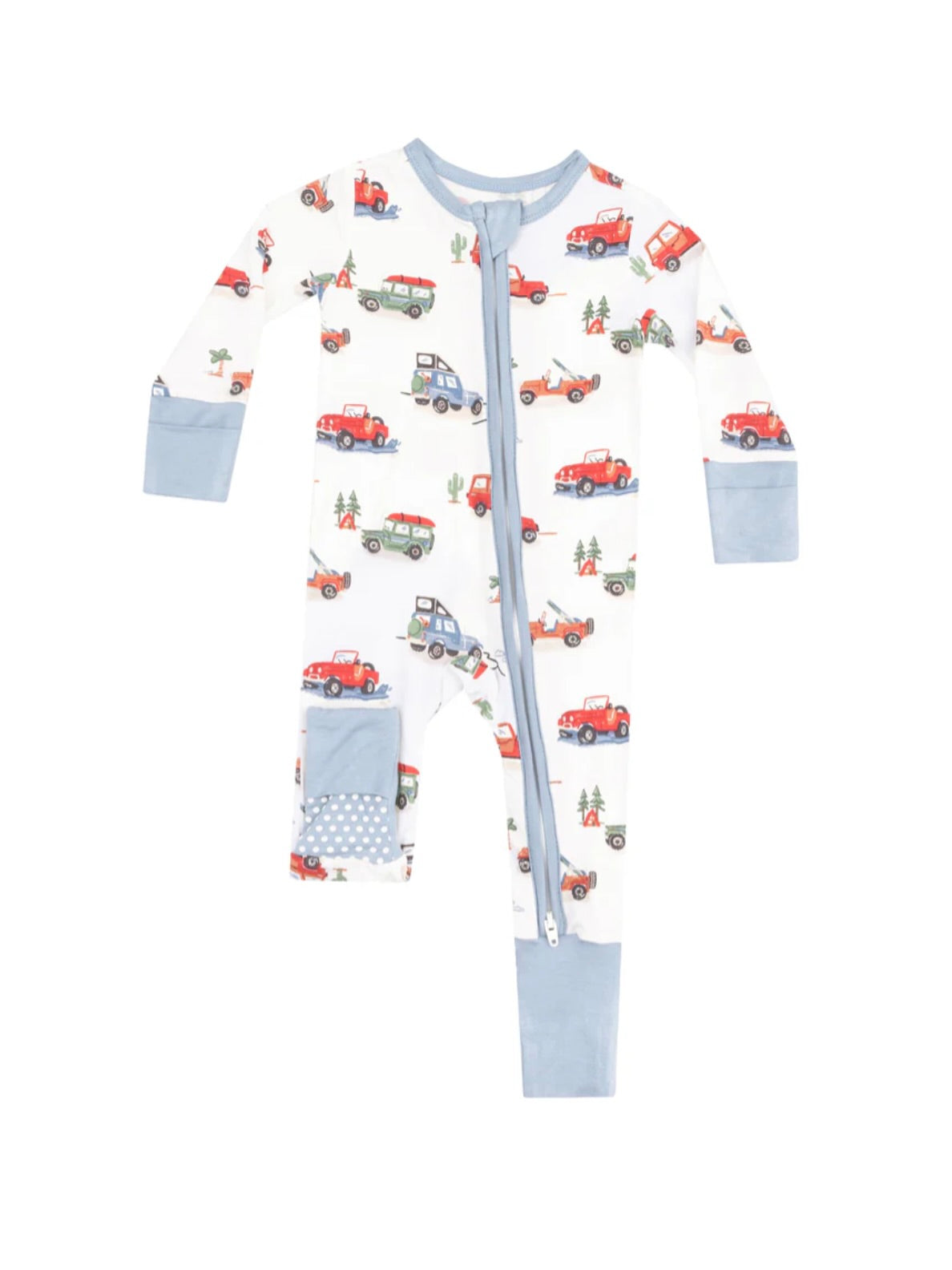 Off Road Adventure Zipper Romper