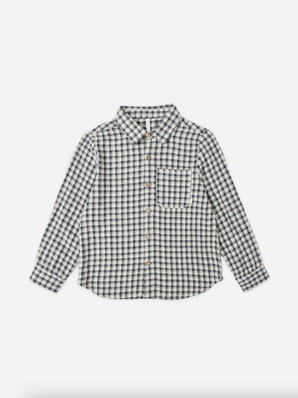 Long Sleeve Shirt - Navy Check