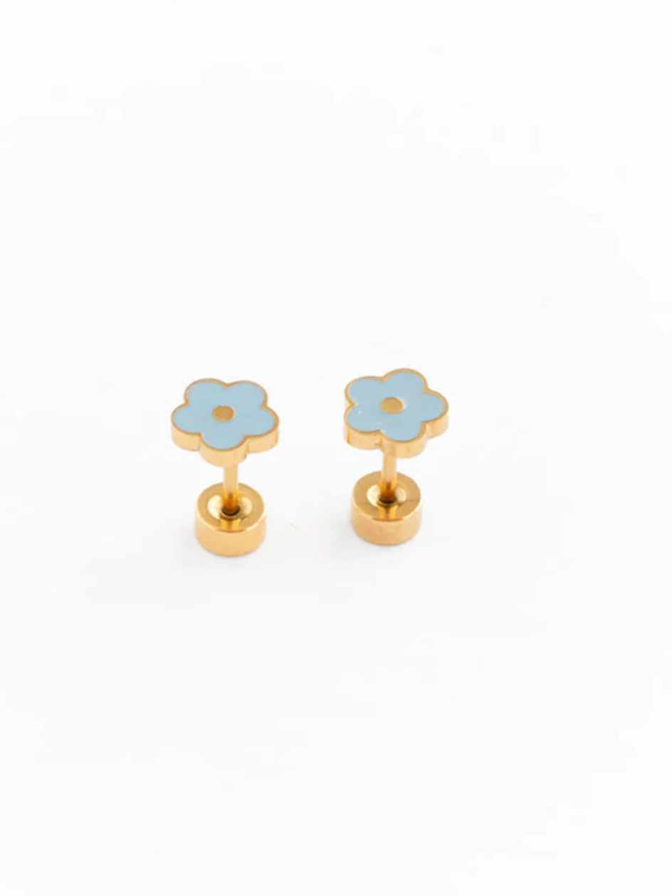 Pip Pop Post- Petite Blue Flower