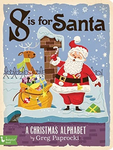 S is for Santa - Board Book