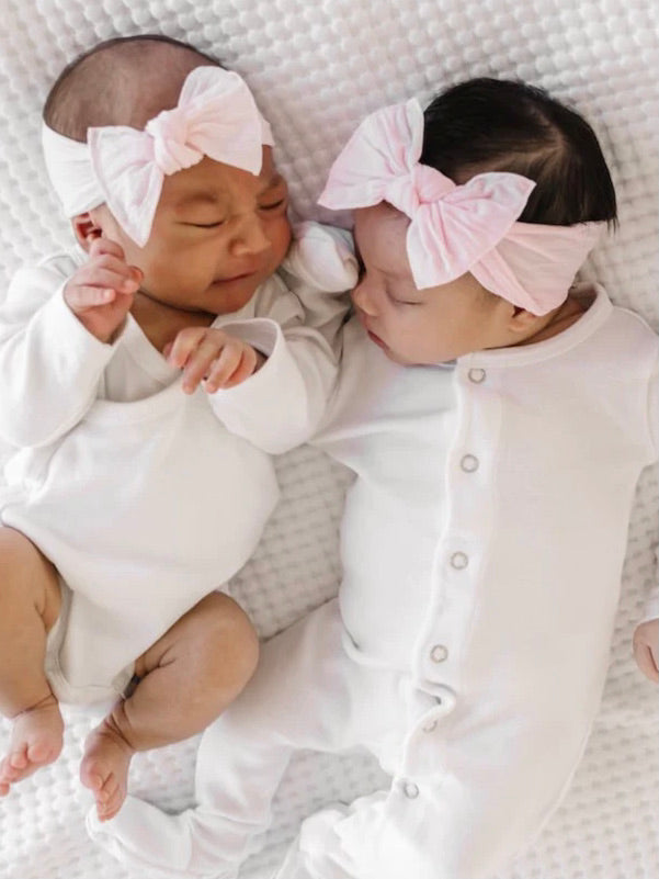 Knot Bow Headband - Pink