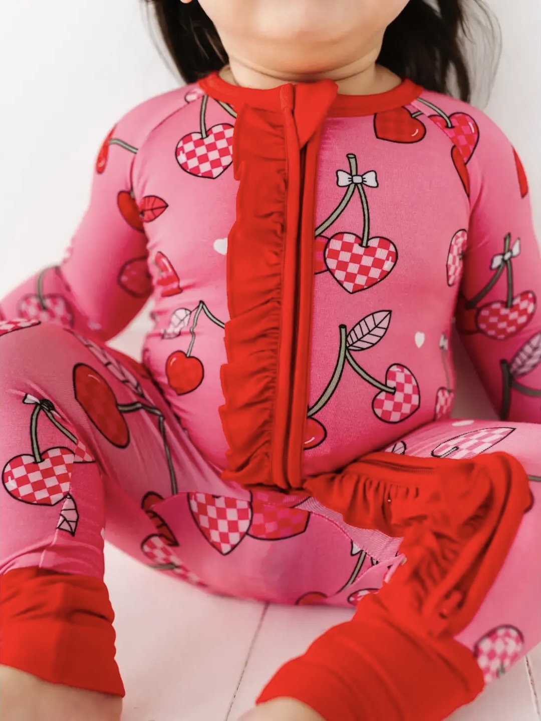 Convertible Footie - Cherries