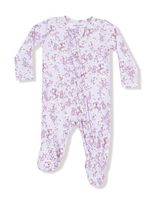 Sweet Dream Florals Ruffle Footie