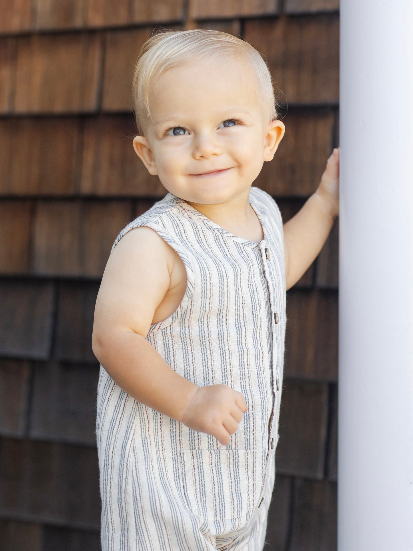 Nautical Stripe Woven Jumpsuit
