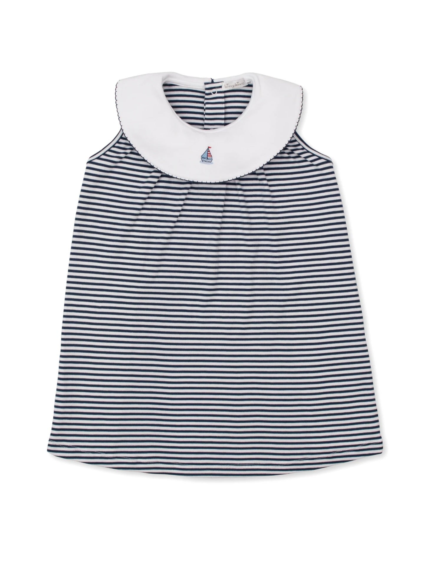 Stripe Dress Set - Navy