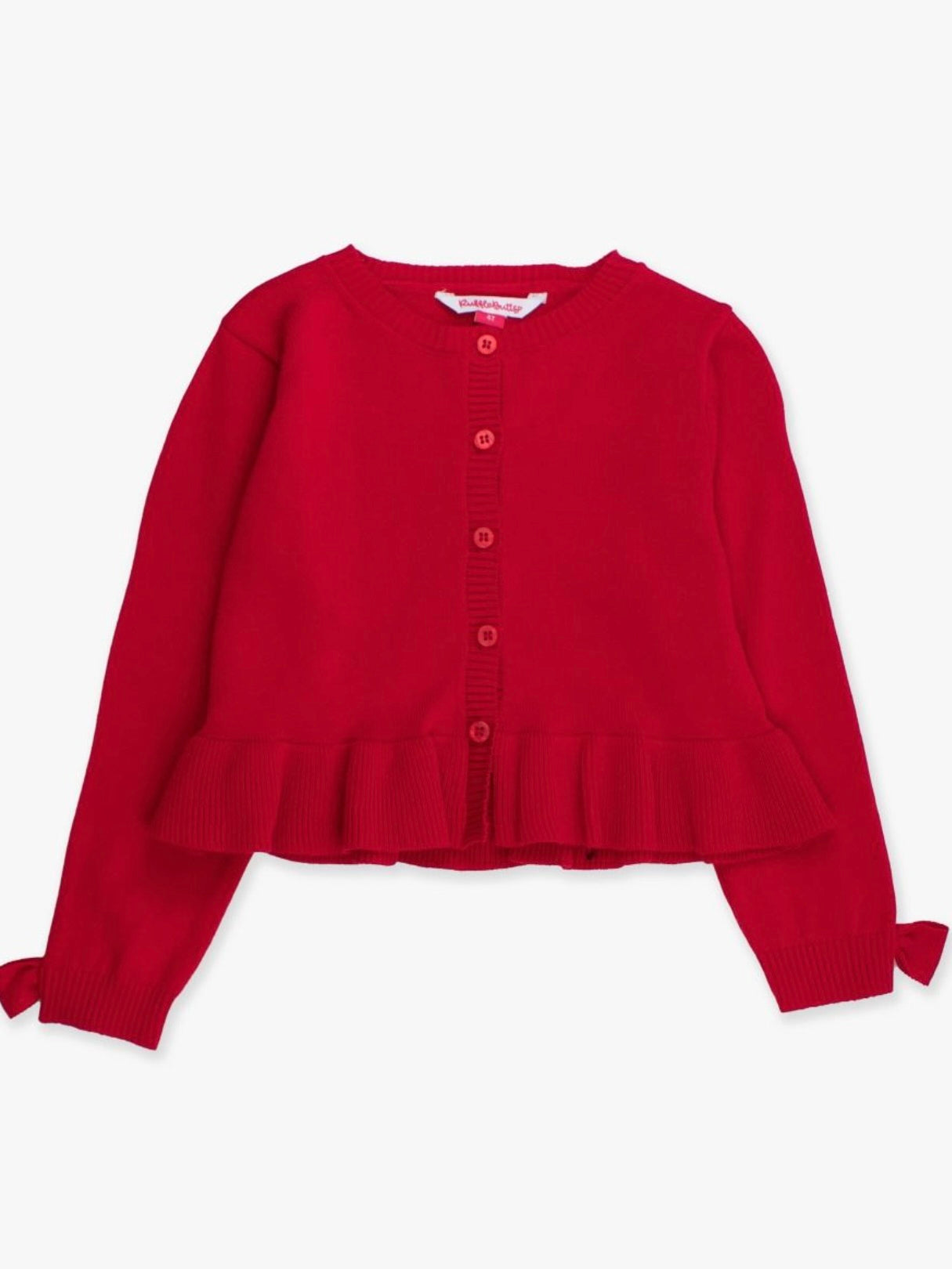 Peplum Cardigan with Bows