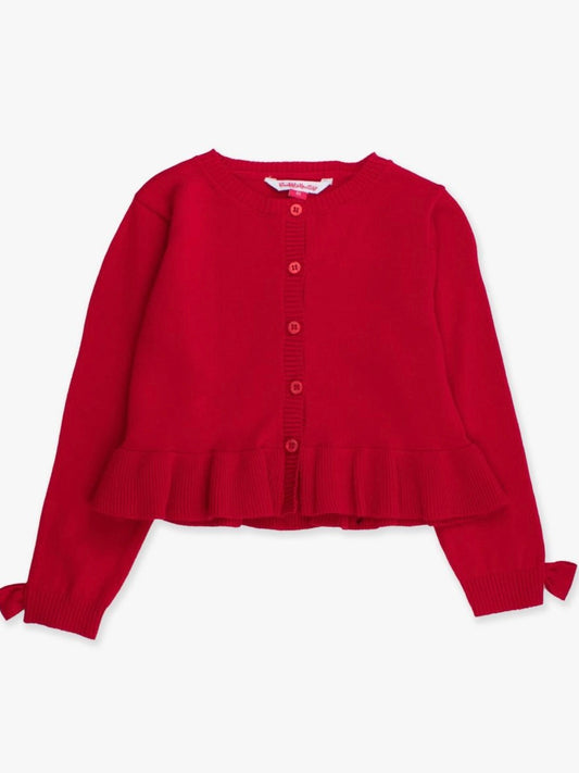 Peplum Cardigan with Bows