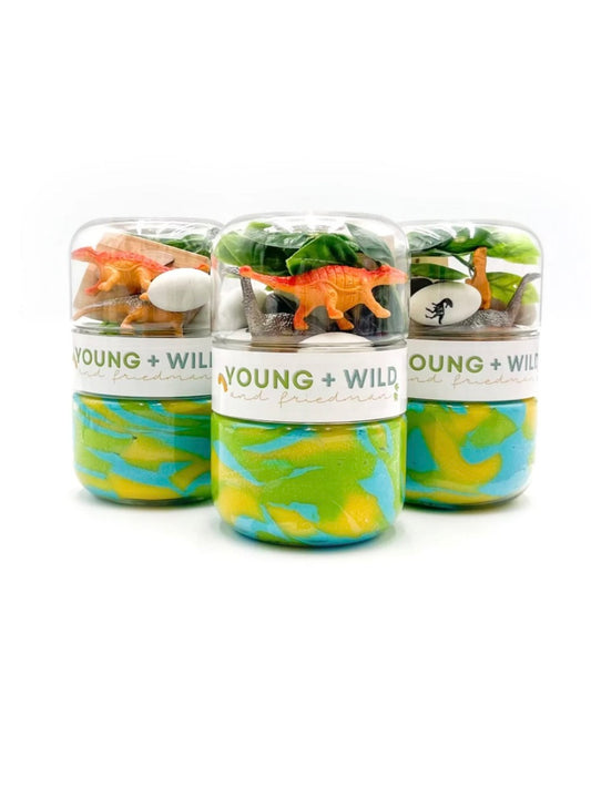 Grab & Go Dough Jar - Dino Fossils