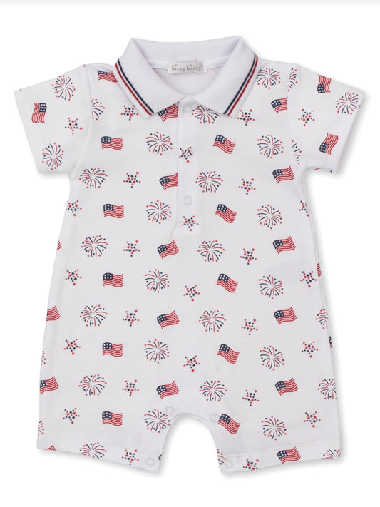 Polo Playsuit - Flags