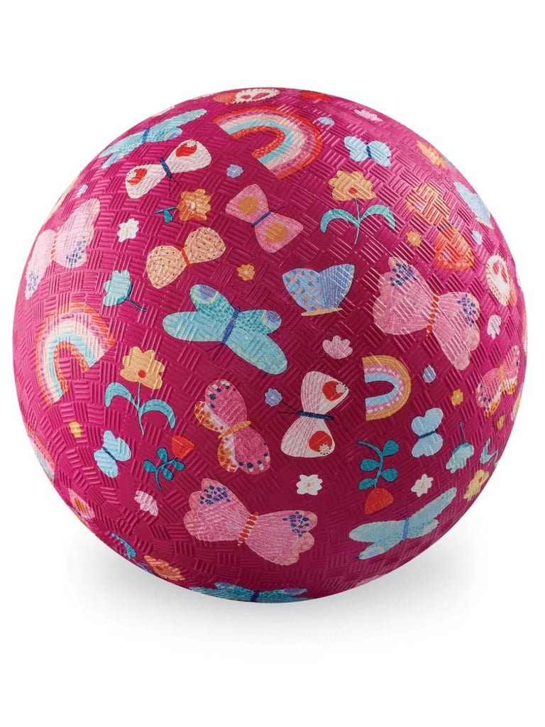 5" Playground Ball - Rainbow Butterfly