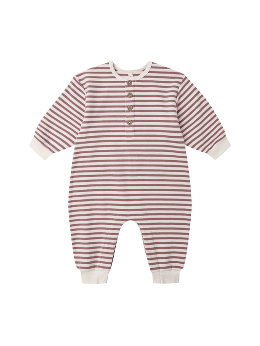 Mulberry Stripe Relaxed Jumpsuit