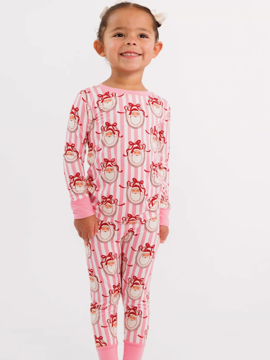 Pink Santa Claus Lane Two Piece Set