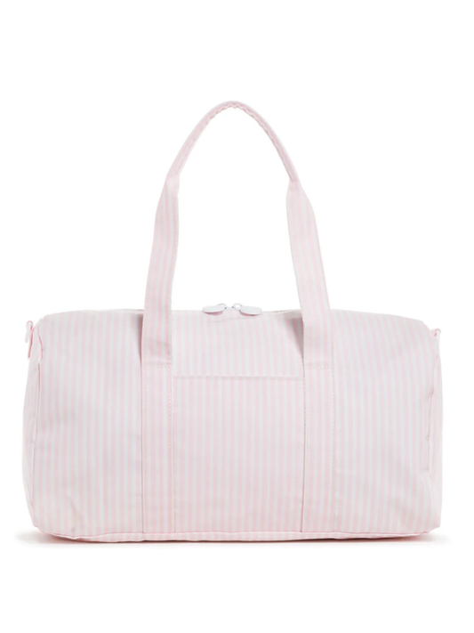 Pink Pimlico Stripe Weekender Duffel Bag
