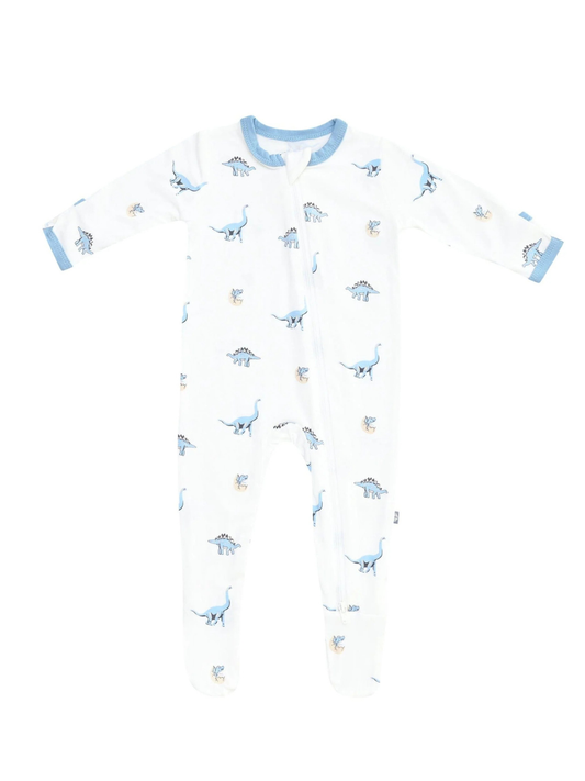 Kyte Baby Zippered Bamboo Footie- Jurassic