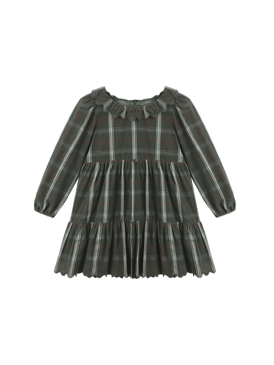 Evergreen Holiday Plaid Fran Dress