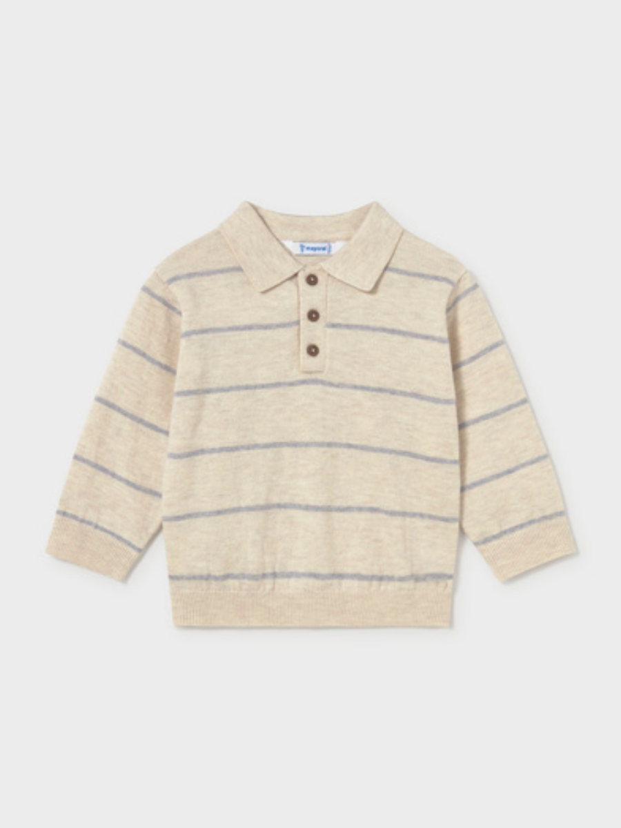 Stone L/S Knit Polo