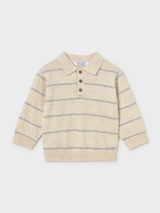Stone L/S Knit Polo