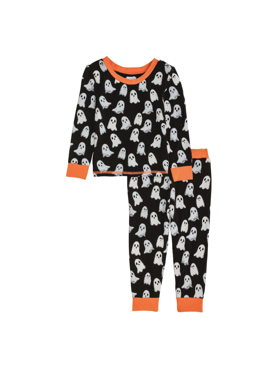 Glow in The Dark PJ Set - Black Ghost