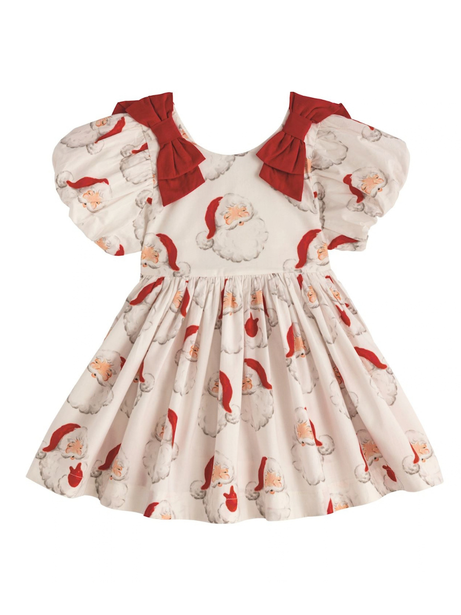 Toddler Santa Bow Dress
