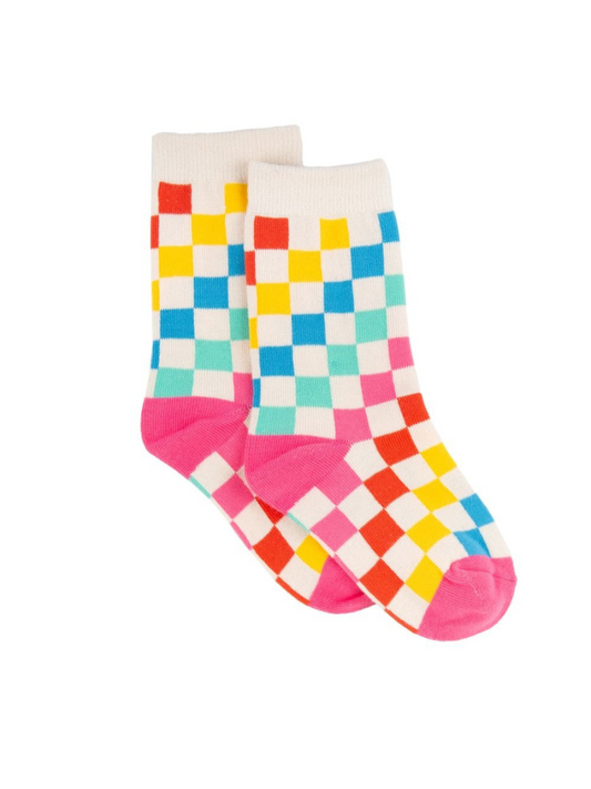 Starburst Checkerboard Socks