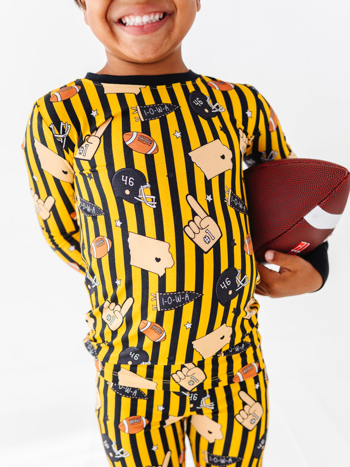 Game Day in Iowa Kids Pajamas